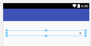 android studio spinner change size of text