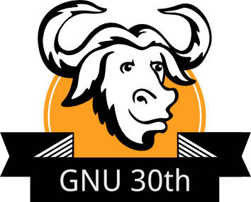 GNU 30th logo