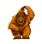orangutan emoji courtesy of emojipedia.org