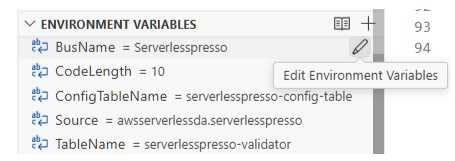 aws environment variables